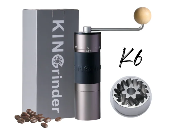 KINGrinder K6 Straight Handle Manual Coffee Grinder